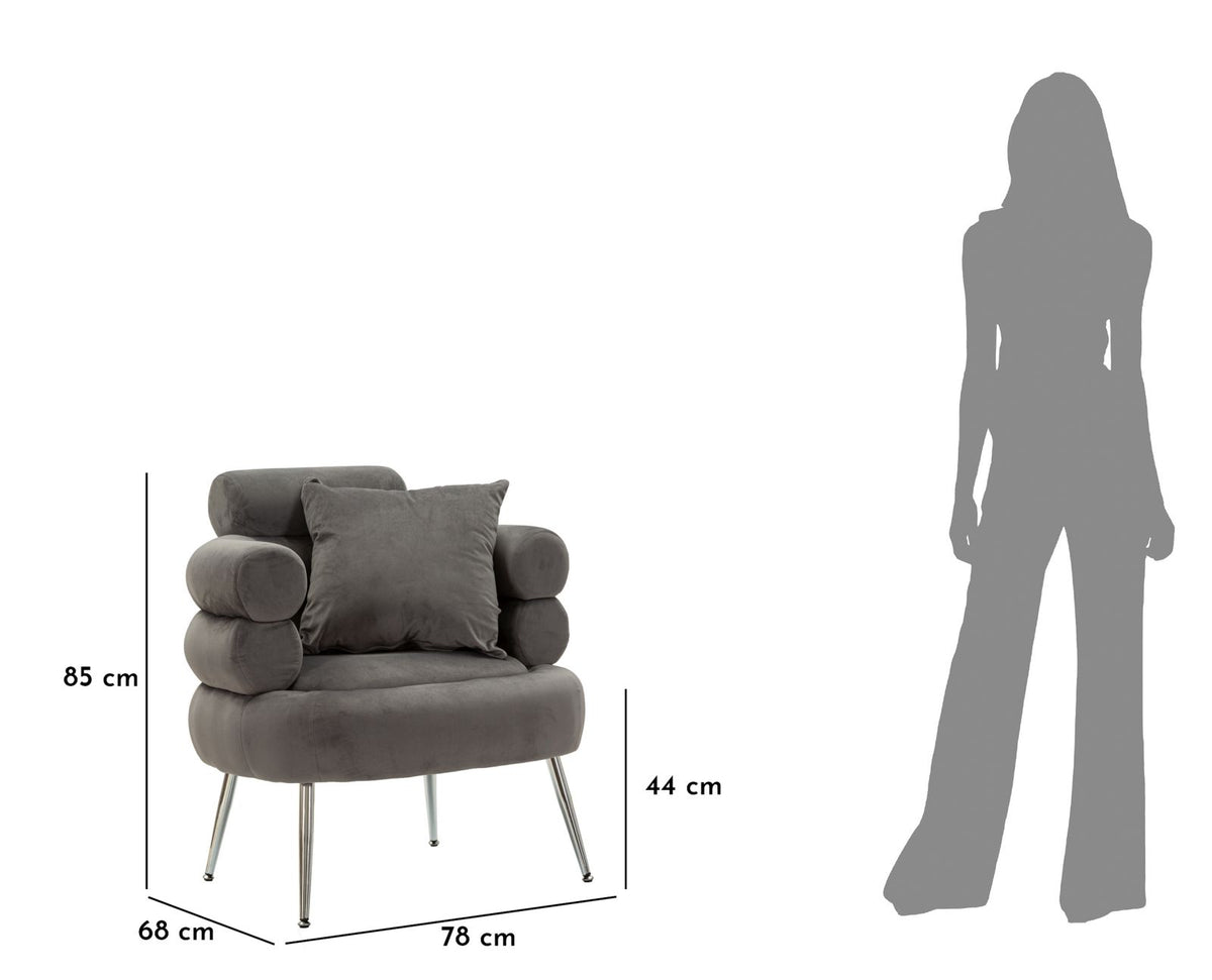 Fotelja AUBREE 85x78x68 cm