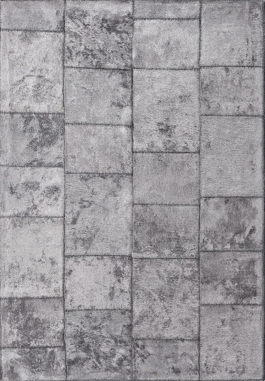 Tepih PATCH LIGHT GREY, 200 x 250 cm