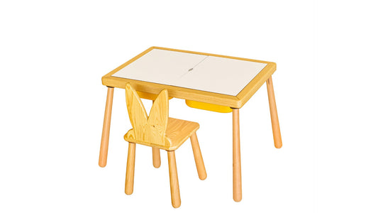 Dječji stol set Table and Chair - Yellow