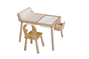 Dječji stol set Roll and Chair - White