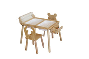 Dječji stol set Roll and 2 Chairs - White