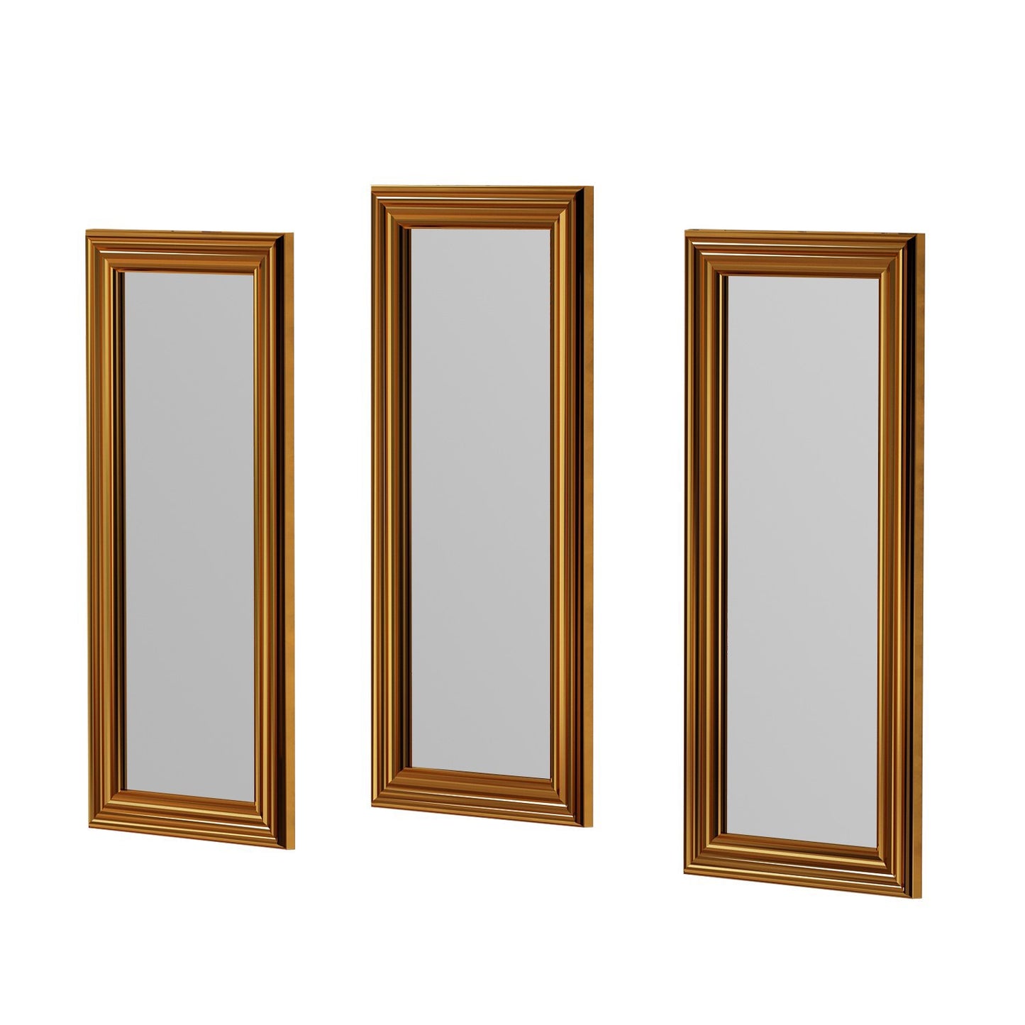 Set ogledala (3 komada), bronca, Lavia - Bronze