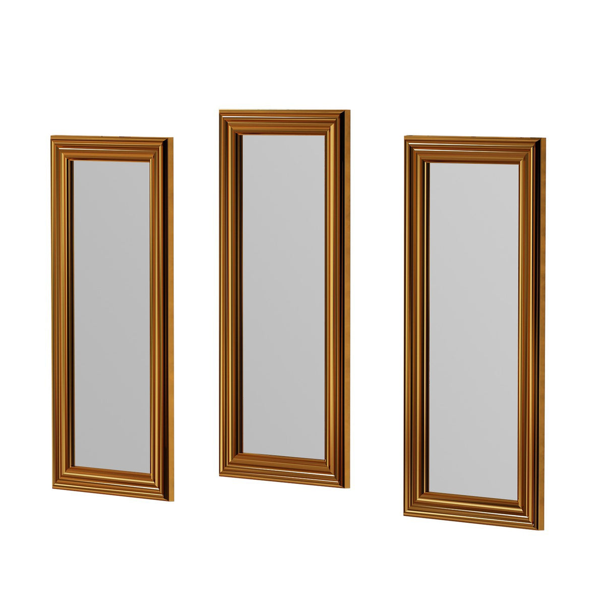 Set ogledala (3 komada), bronca, Lavia - Bronze