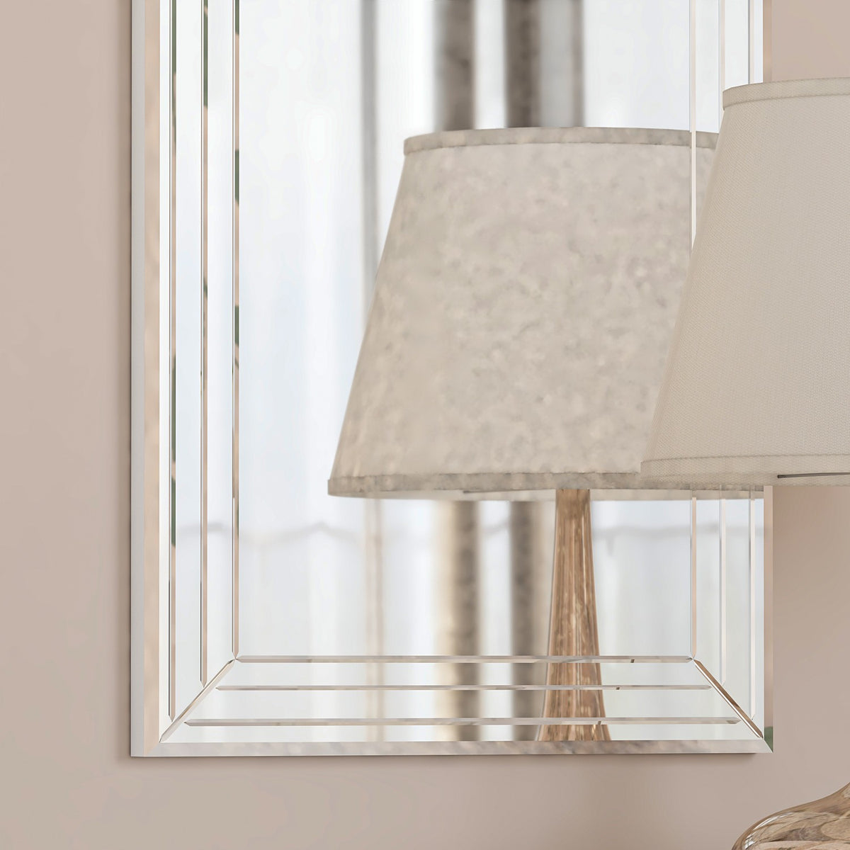Dekorativni set ogledala (3 komada) Mini Neom - Transparent