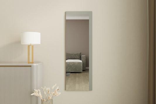 Ogledalo LARIYA, ANTHRACITE, bijela boja, antracit