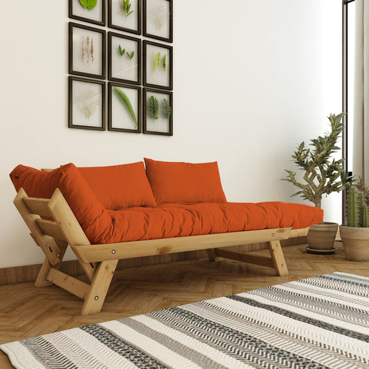 Dvostruka sofa na razvlačenje 237, prirodna, hrast