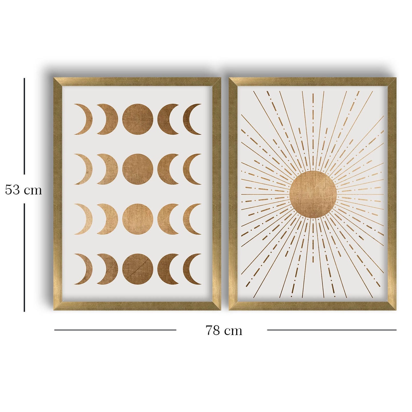 Slika dekorativna uokvirena MDF (2 komada), 2P3853NISCT-013