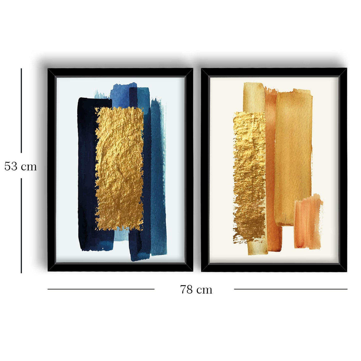 Slika dekorativna uokvirena MDF (2 komada), 2P3853NISCT-016
