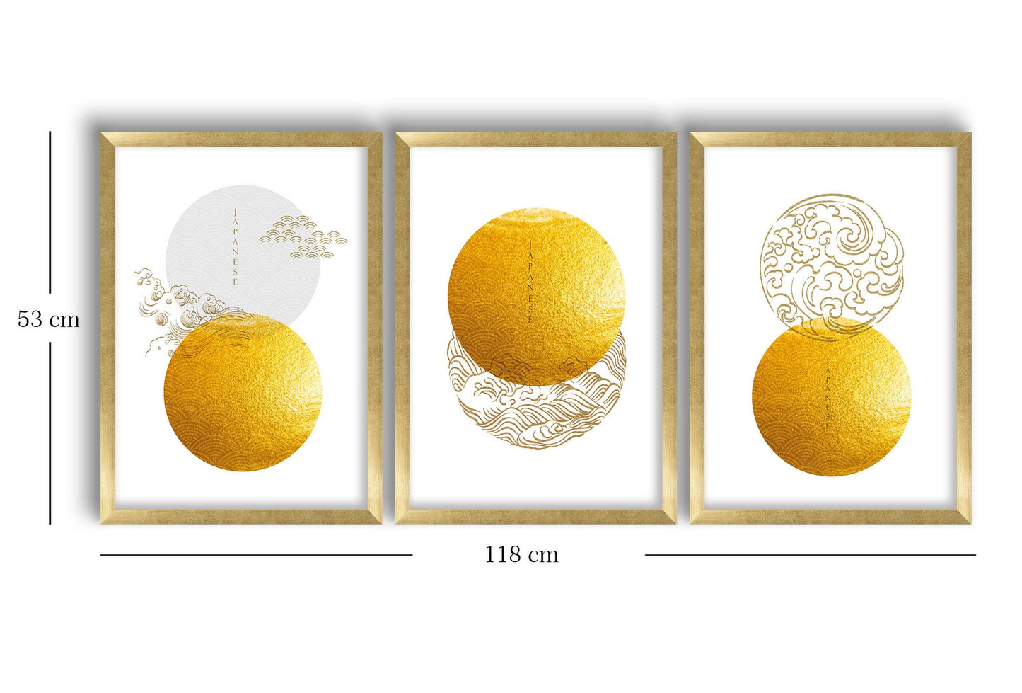 Slika dekorativna uokvirena MDF (3 komada), 3P3853NISCT-017