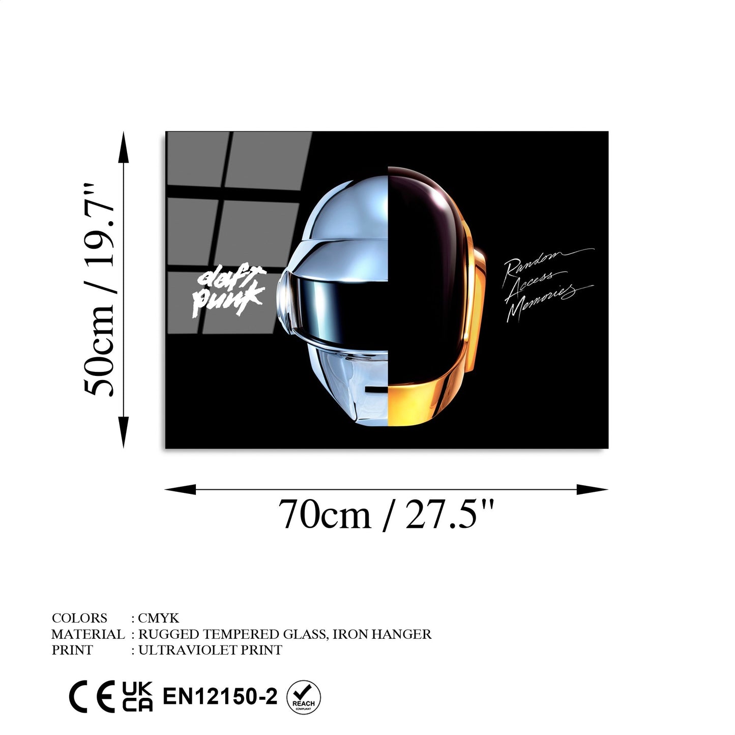Ukrasna slika na kaljenom staklu UV-335 50 x 70