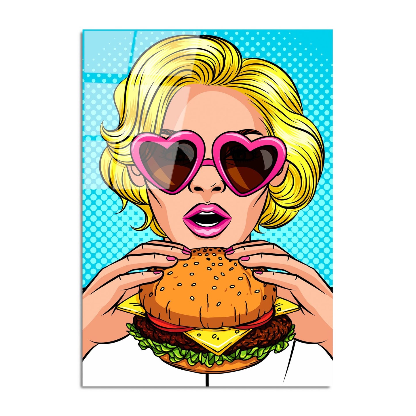Ukrasna slika na kaljenom staklu UV-750 70 x 100