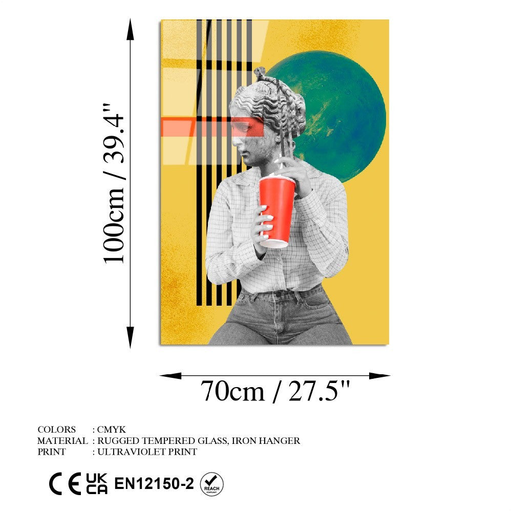 Ukrasna slika na kaljenom staklu UV-780 70 x 100