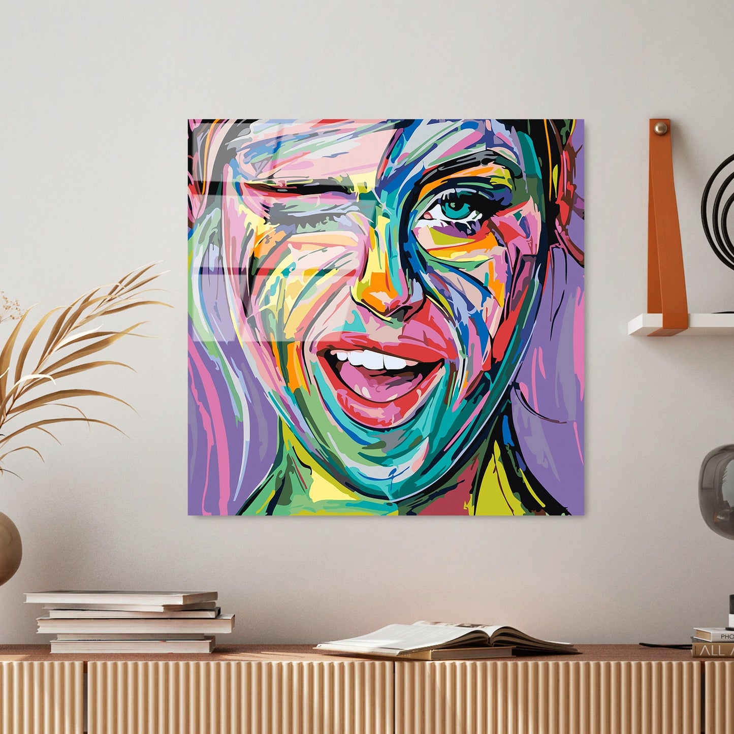 Slika dekorativna na staklu, UV-845 - 50 x 50