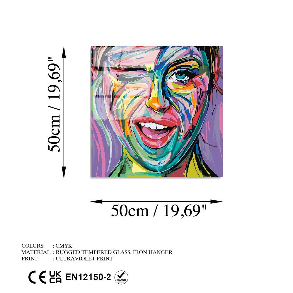 Slika dekorativna na staklu, UV-845 - 50 x 50