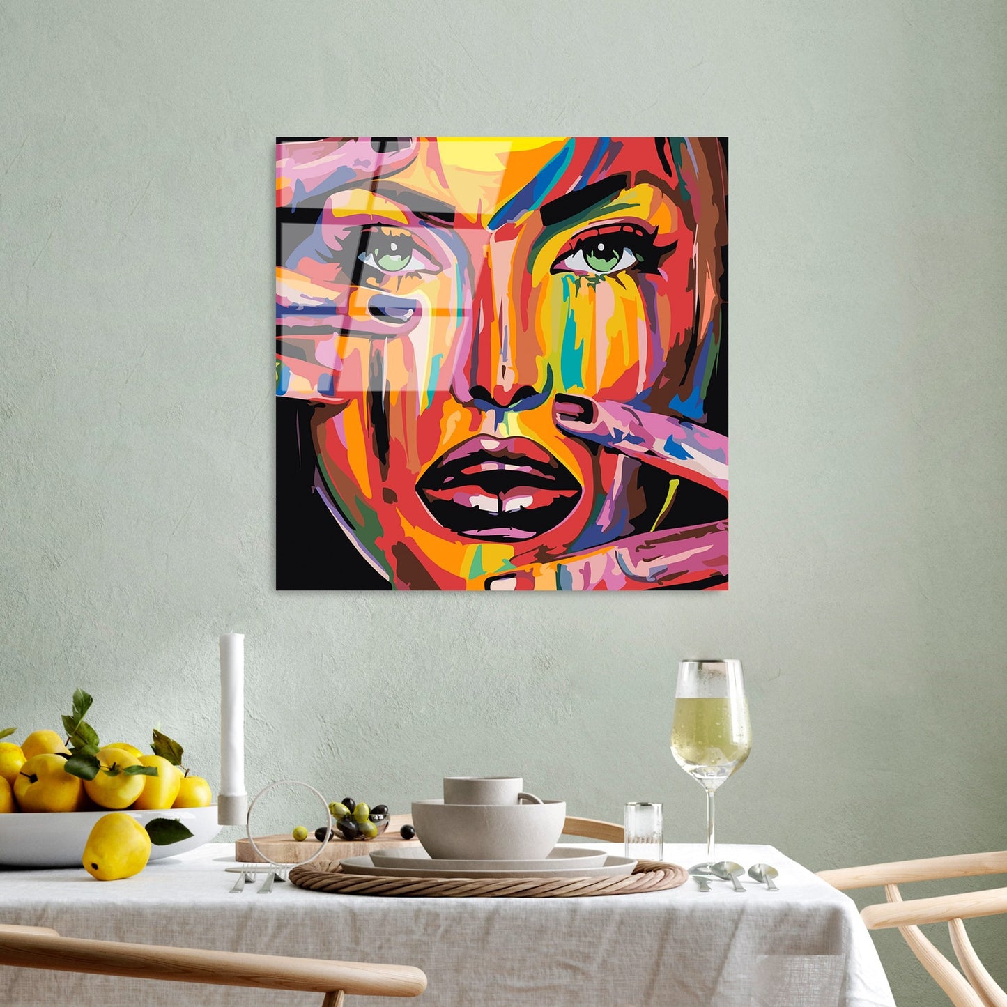 Slika dekorativna na staklu, UV-846 - 50 x 50