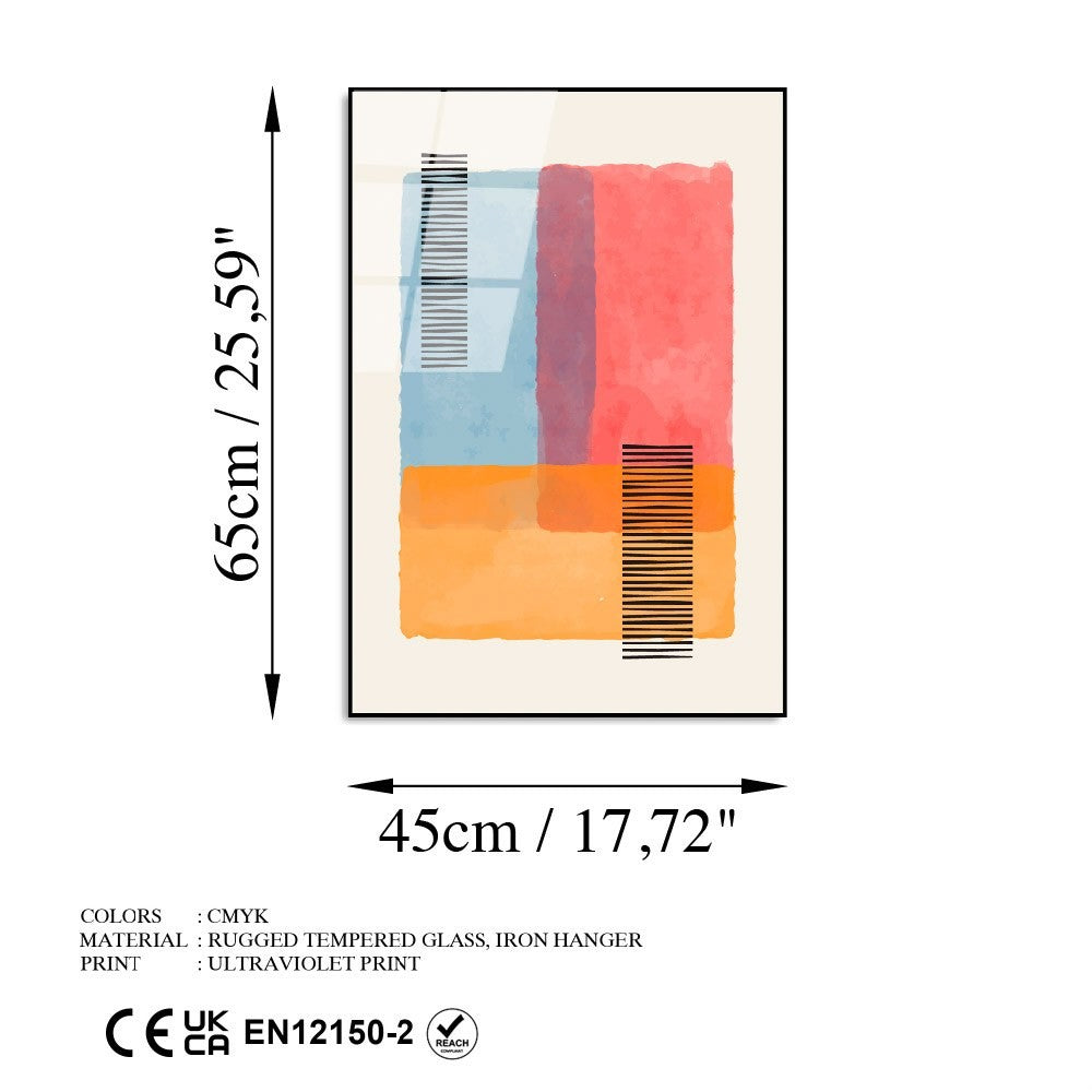 Ukrasna slika na kaljenom staklu UV-919 - 45 x 65