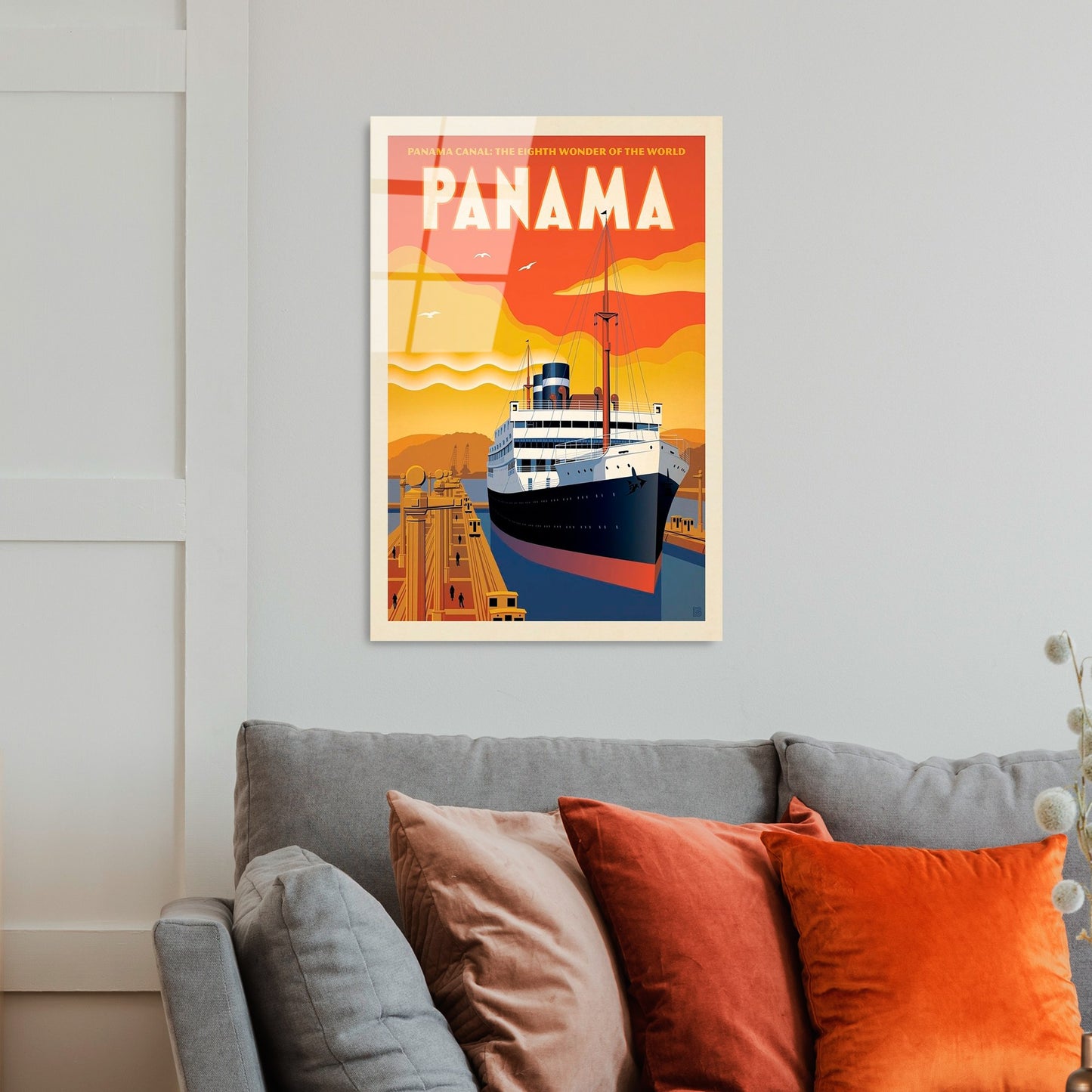Ukrasna slika na kaljenom staklu UV-995 - 30 x 45
