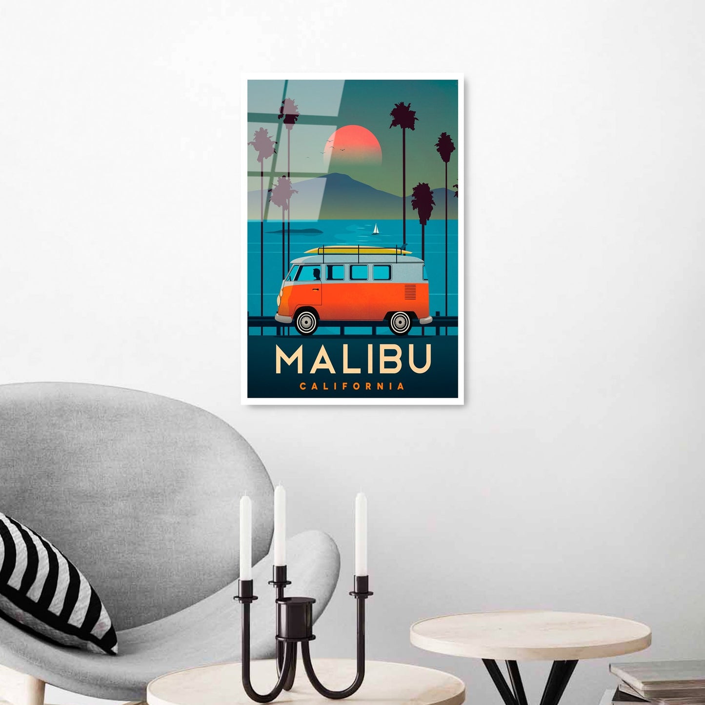 Ukrasna slika na kaljenom staklu UV-1008 - 30 x 45