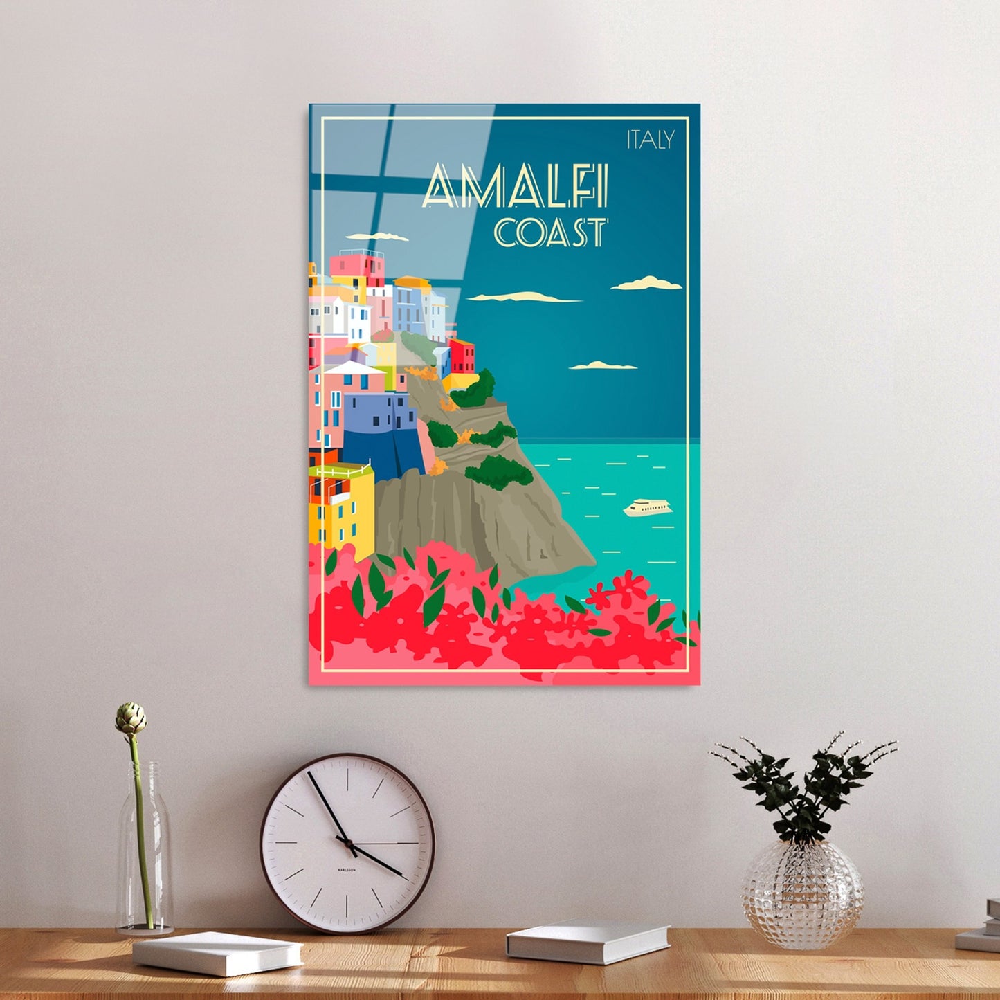 Ukrasna slika na kaljenom staklu UV-1025 - 30 x 45