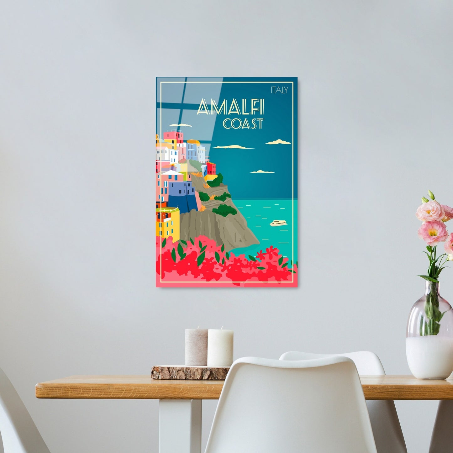 Ukrasna slika na kaljenom staklu UV-1025 - 30 x 45