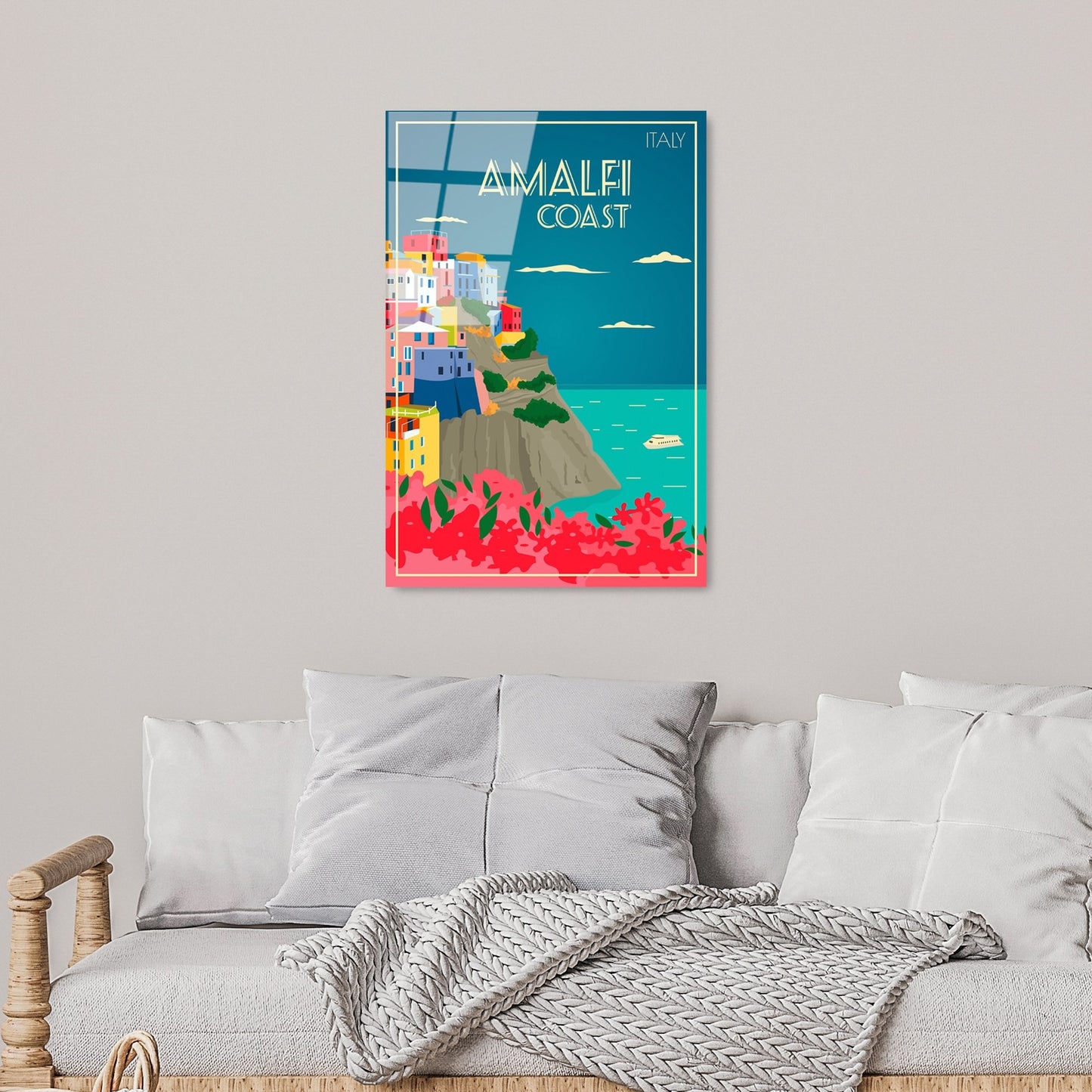 Ukrasna slika na kaljenom staklu UV-1025 - 30 x 45
