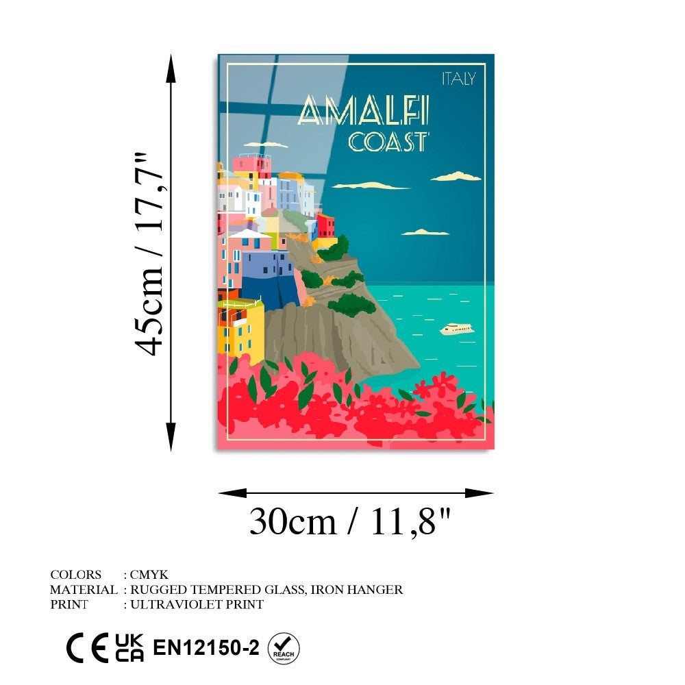 Ukrasna slika na kaljenom staklu UV-1025 - 30 x 45