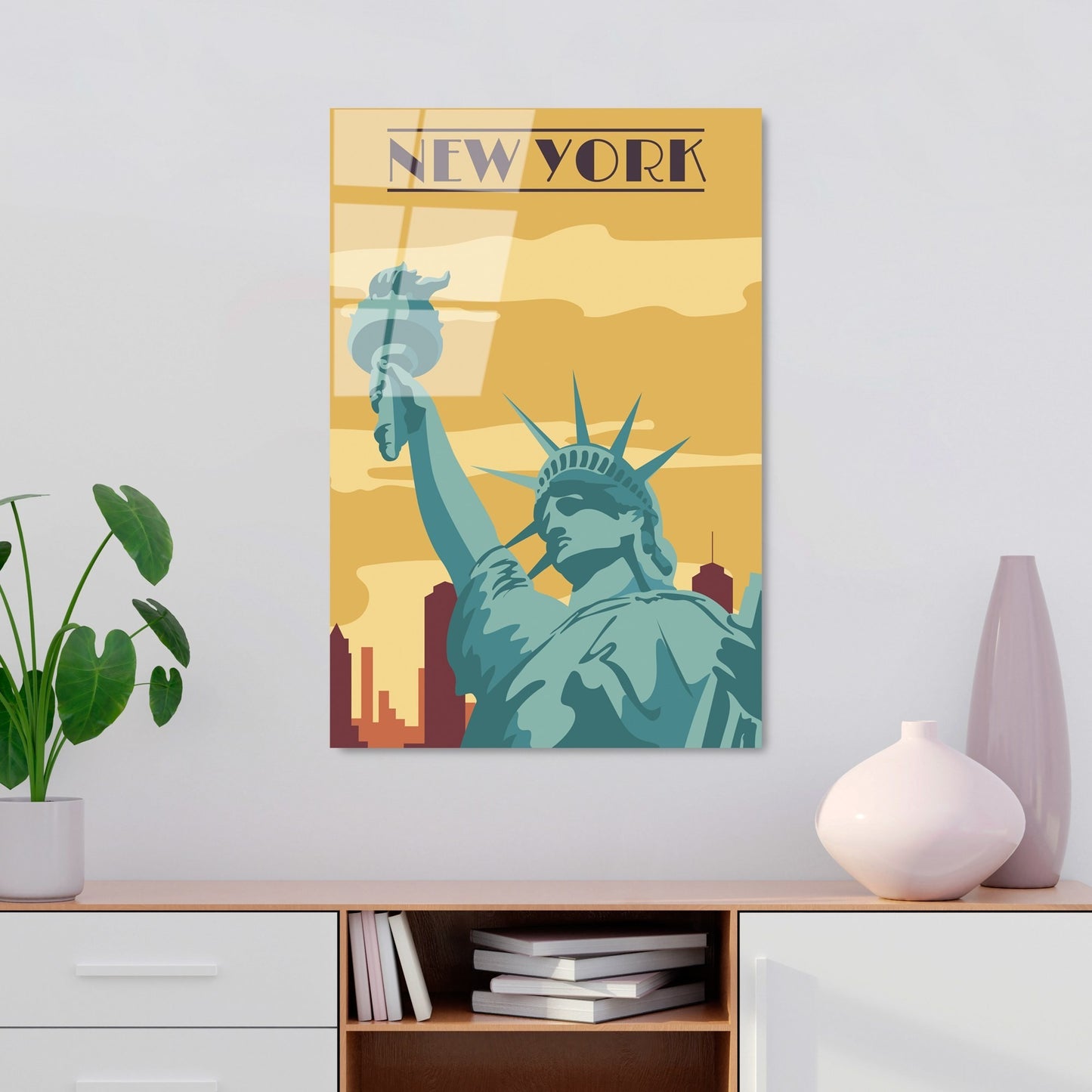 Ukrasna slika na kaljenom staklu UV-1027 - 30 x 45