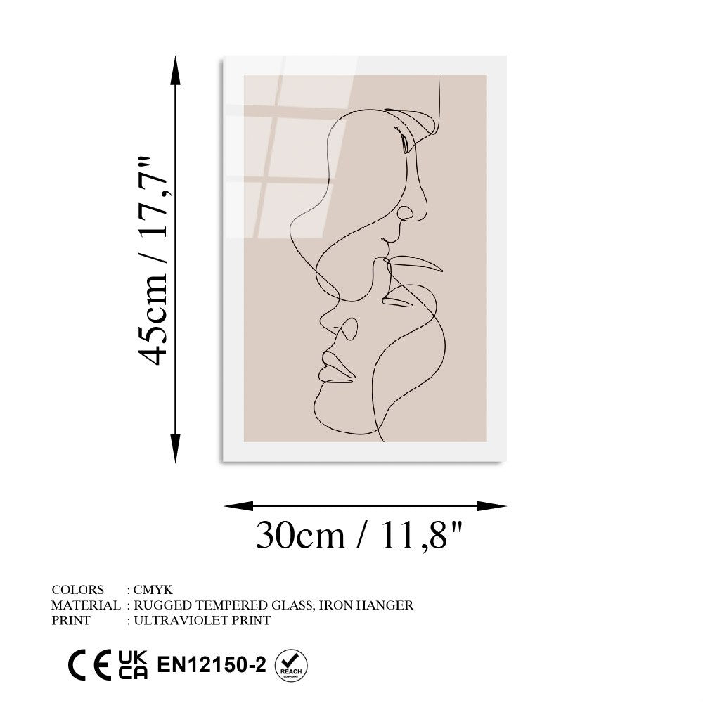 Slika dekorativna na staklu, UV-1038 - 30 x 45