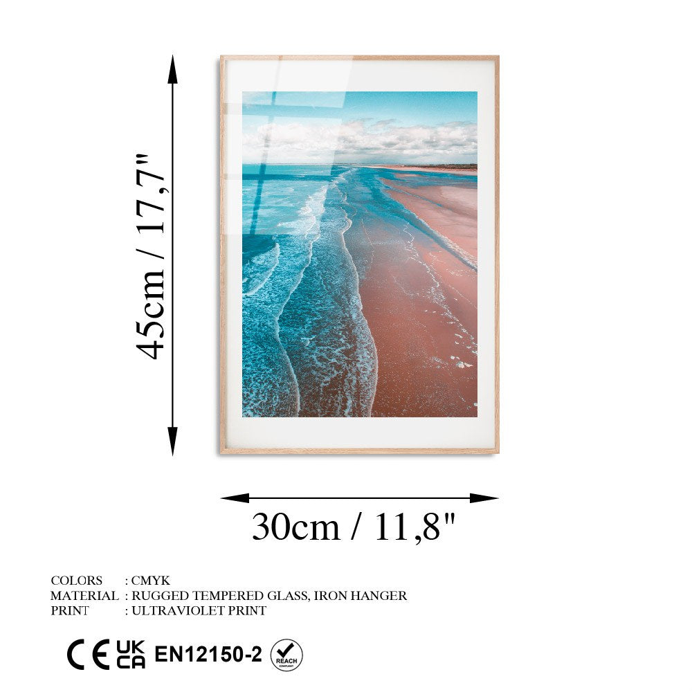 Ukrasna slika na kaljenom staklu UV-1057 - 30 x 45