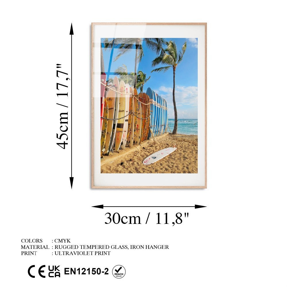 Ukrasna slika na kaljenom staklu UV-1068 - 30 x 45