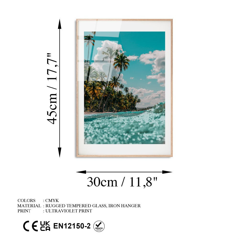 Ukrasna slika na kaljenom staklu UV-1074 - 30 x 45