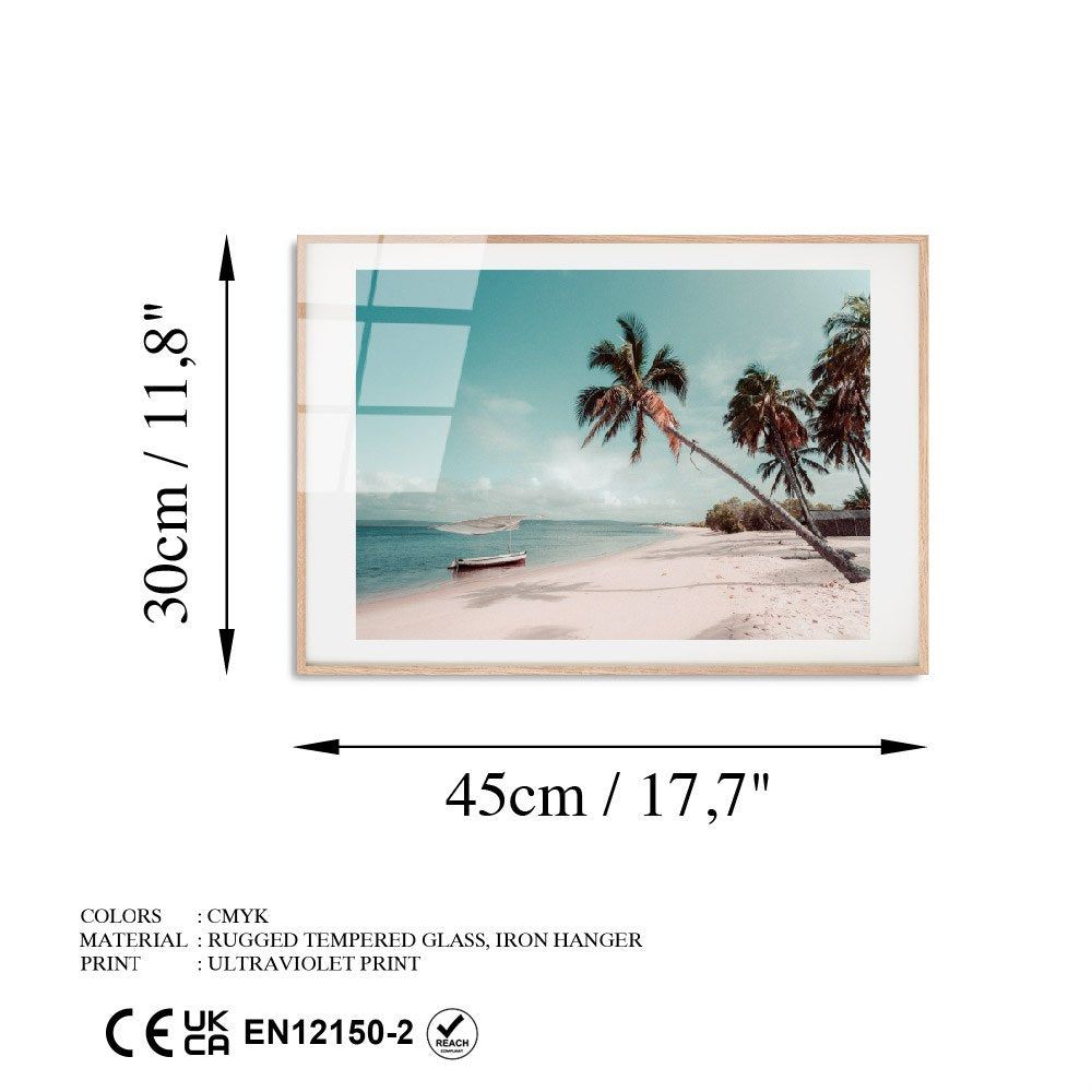 Ukrasna slika na kaljenom staklu UV-1079 - 30 x 45