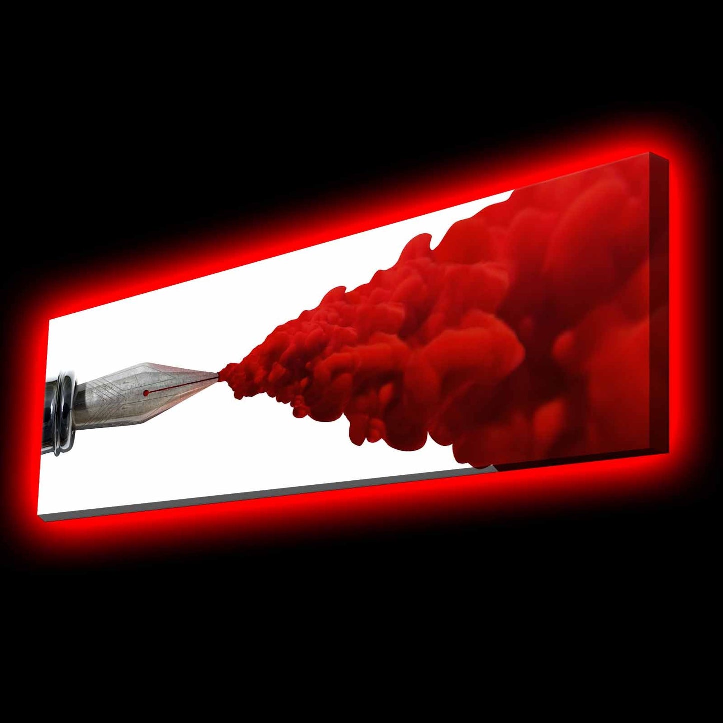 Ukrasna slika na platnu s LED osvjetljenjem AVERI