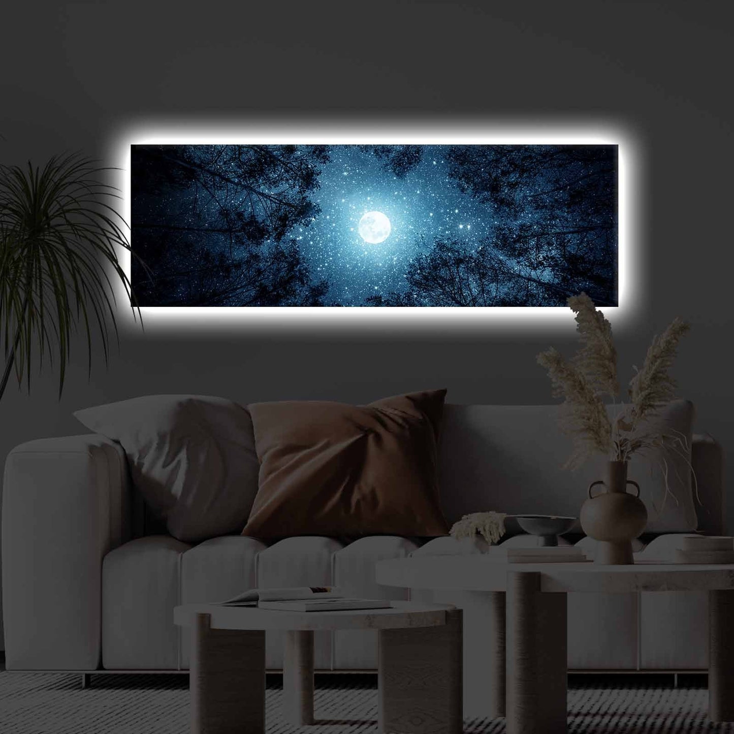 Slika dekorativna na platnu s LED rasvjetom, 3090KTLGDACT - 011