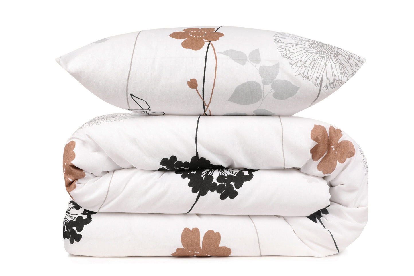 Posteljina SIERRA 65% PAMUK - 35% POLIESTER Navlaka za poplun: 200 x 200 cm Jastučnica: 80 x 80 cm (2 komada), Atlantis - White