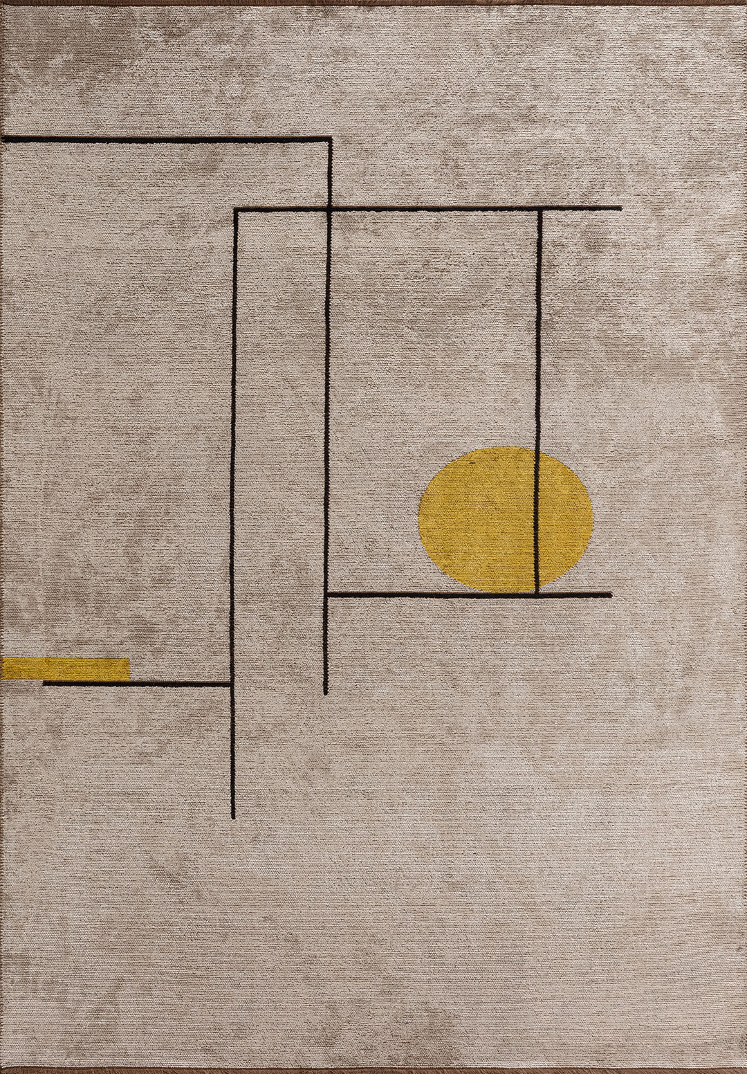 Tepih CIRCUS BLACK, 200 x 250 cm