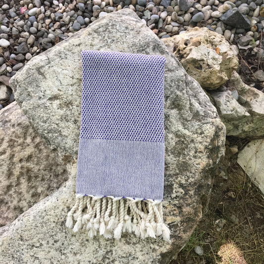 Ručnik za plažu Retro - Damson (60 x 110)