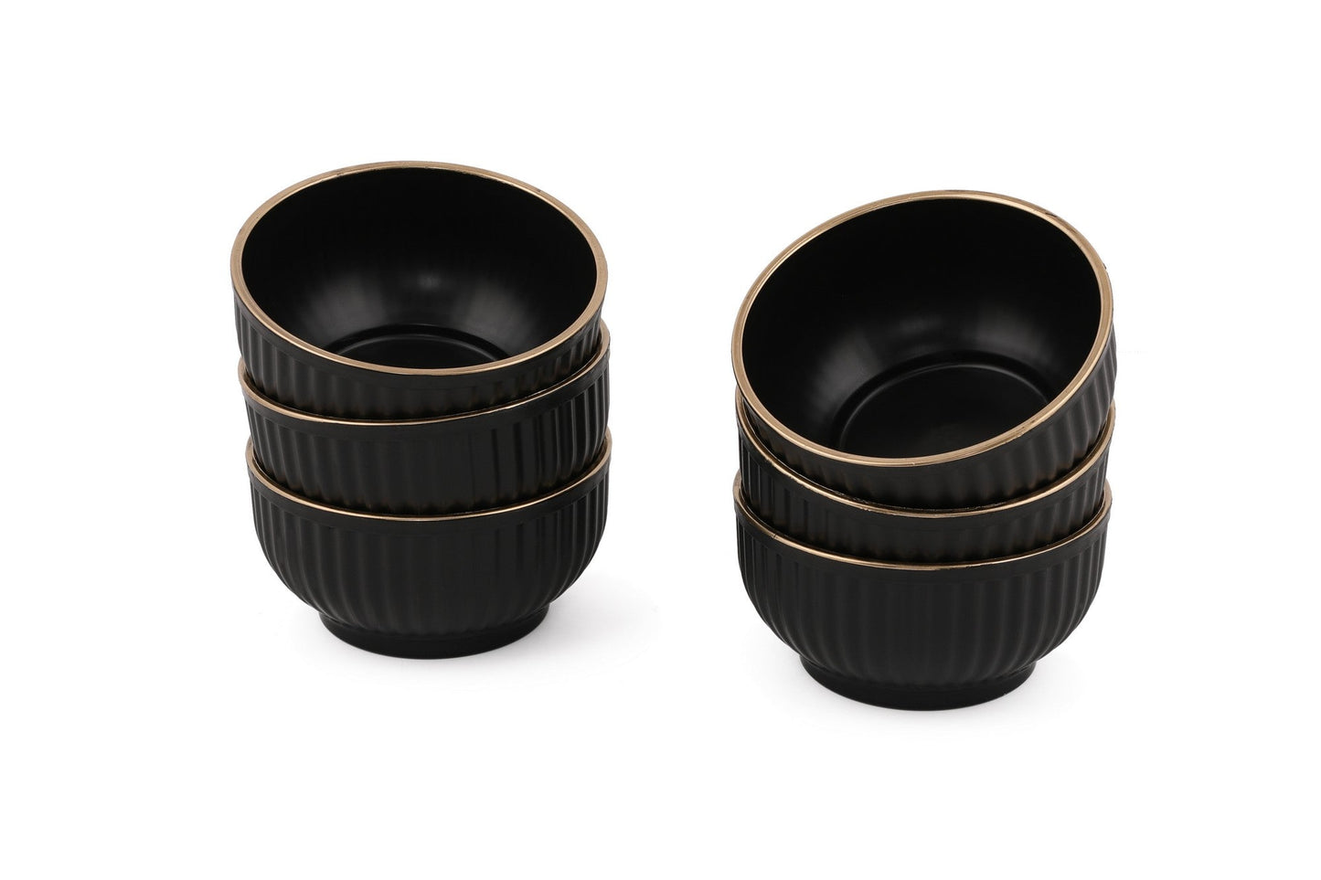 Set zdjela (6 komada), Crno, C-DD07 - Black