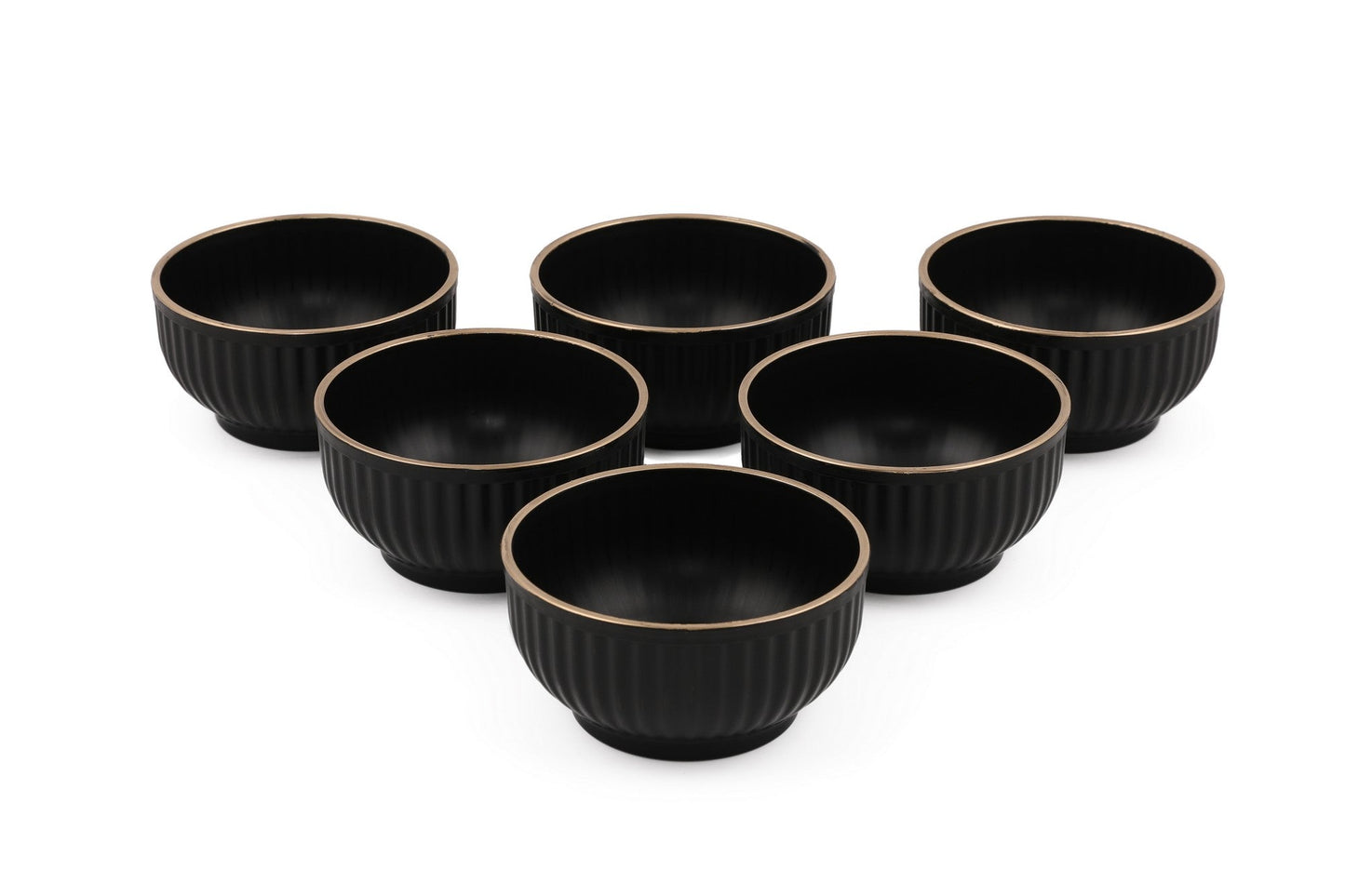 Set zdjela (6 komada), Crno, C-DD07 - Black