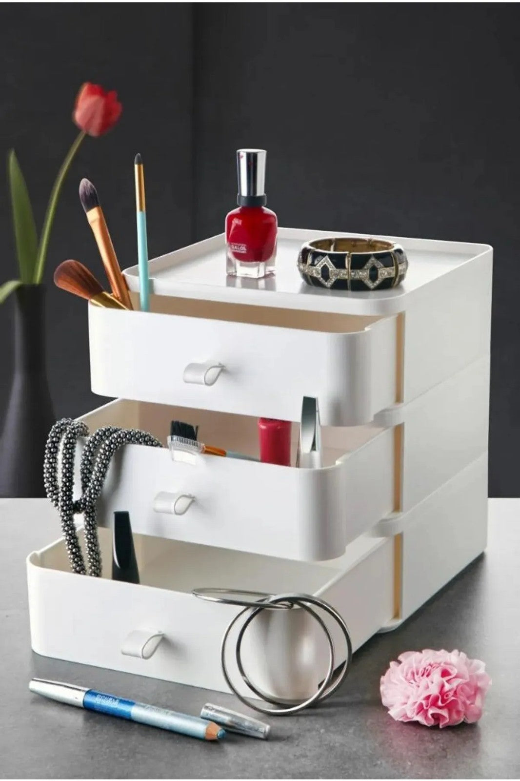 Organizator šminke Byv - bijeli