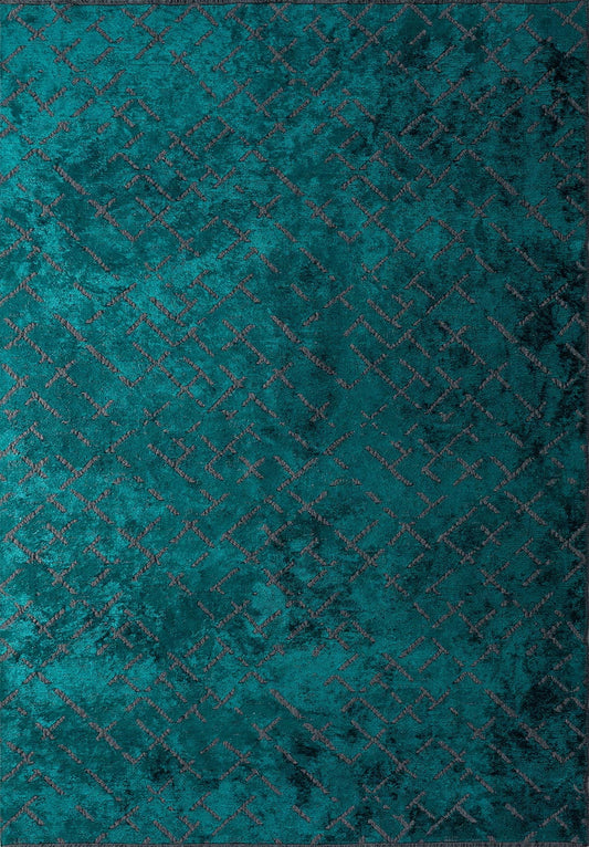 Tepih MYSTIQUE DARK TURQUOISE, 240 x 340 cm