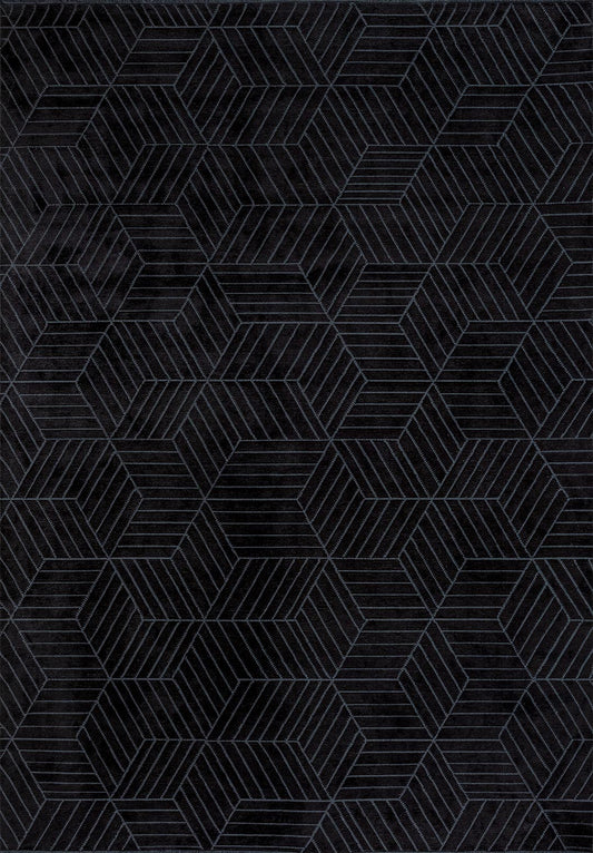 Tepih BERGAMO BLACK, 240 x 340 cm