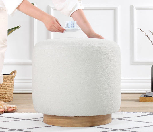 Tabure, Cheriton Puf - Cream