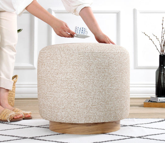 Tabure, Cheriton Puf - Beige