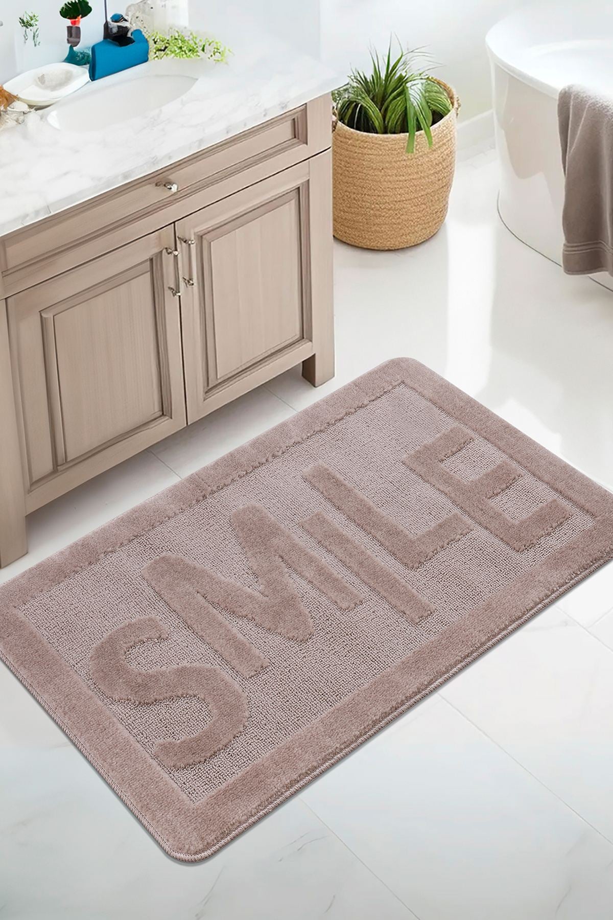 Kupaonska prostirka Smile - Mink