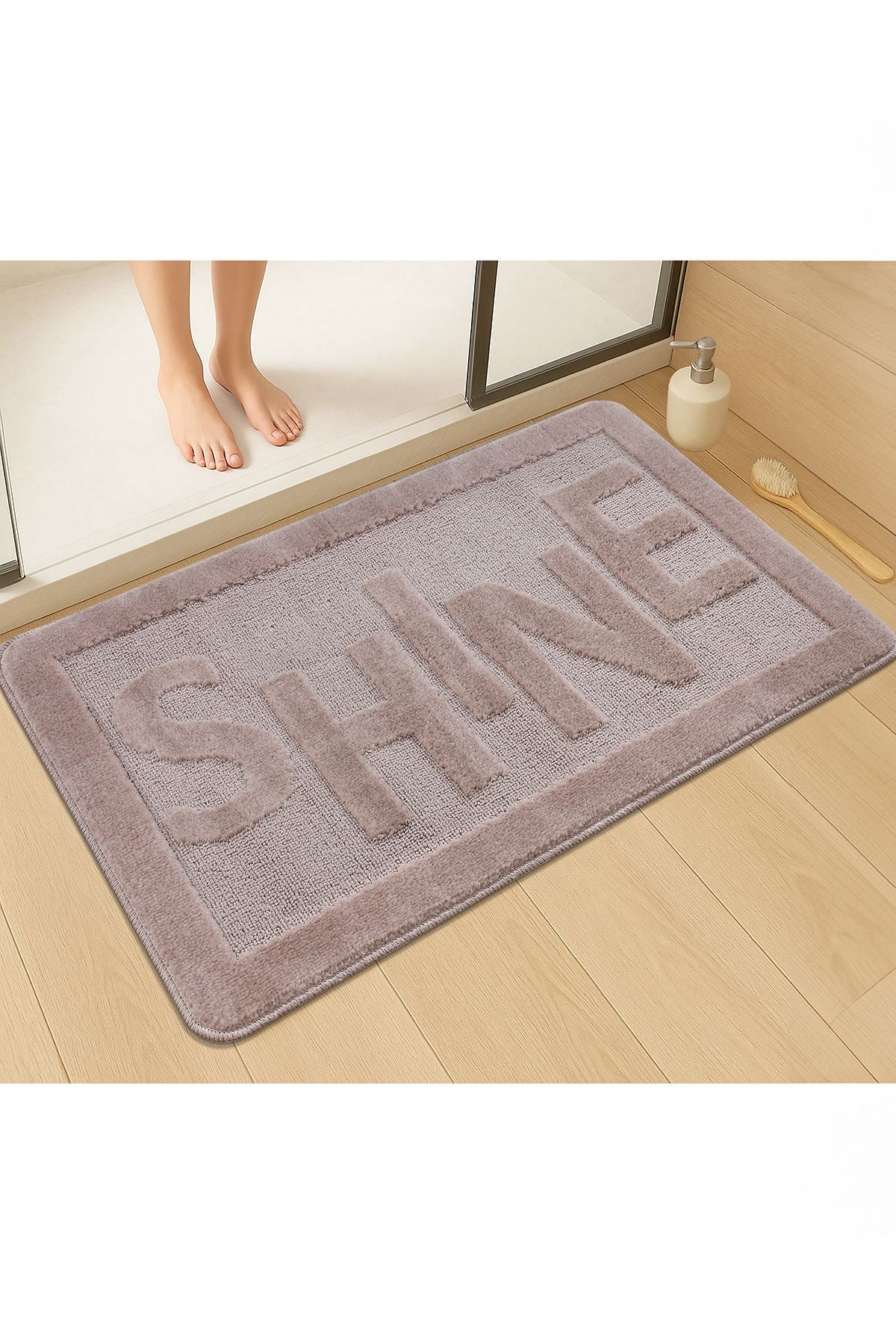 Kupaonska prostirka Shine - Mink
