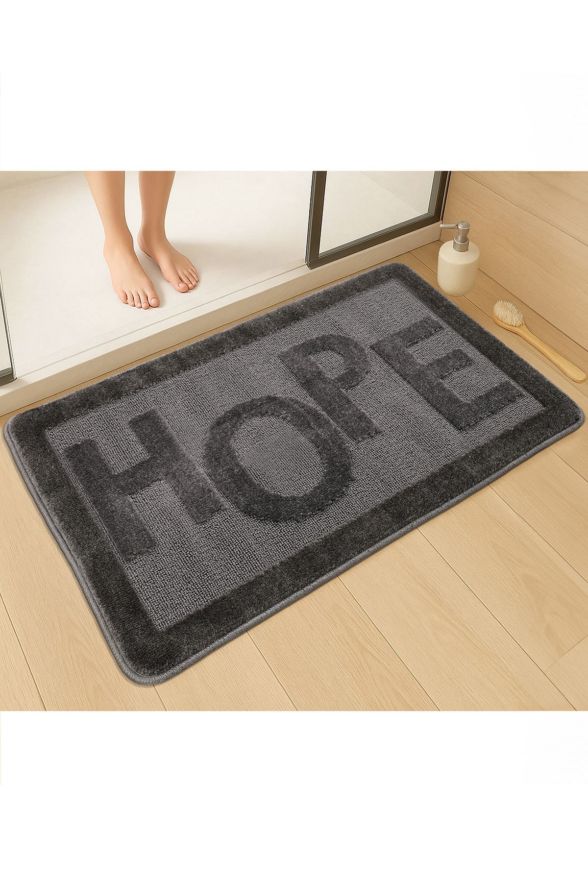 Kupaonska prostirka Hope - antracit