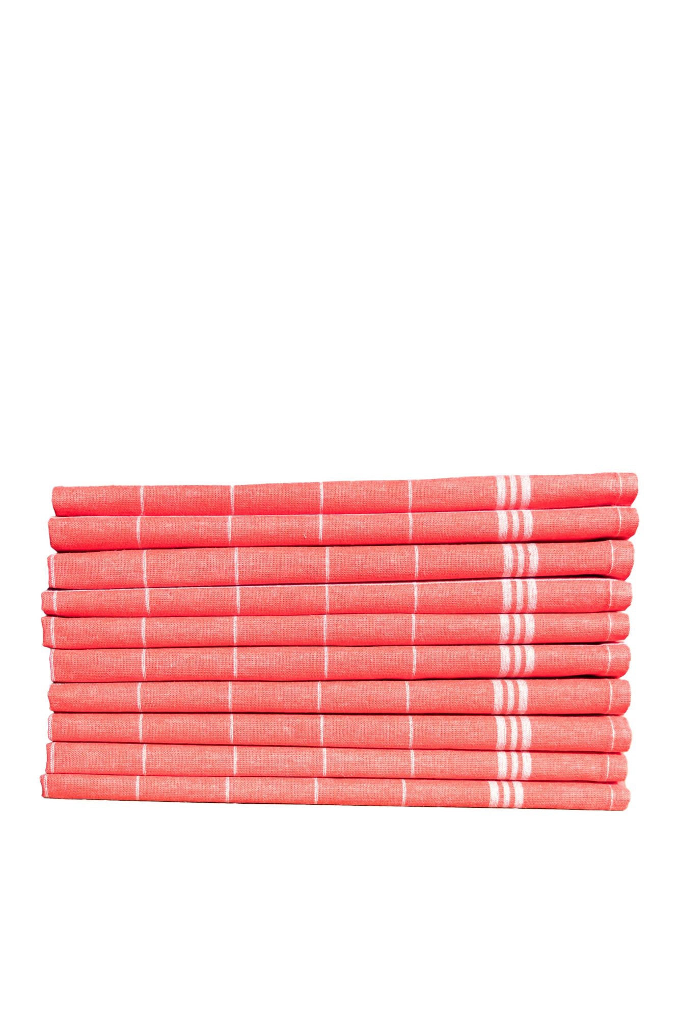 Set kuhinjskih ručnika (10 komada) Juno - crvena, bijela