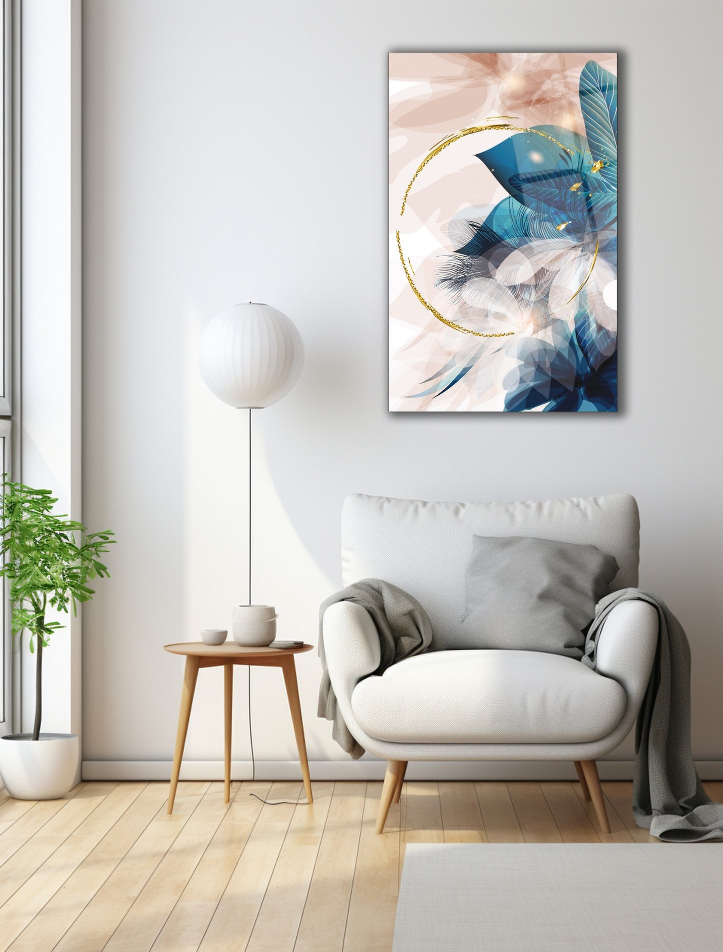 Ukrasna slika na kaljenom staklu 0508 - 72 x 46