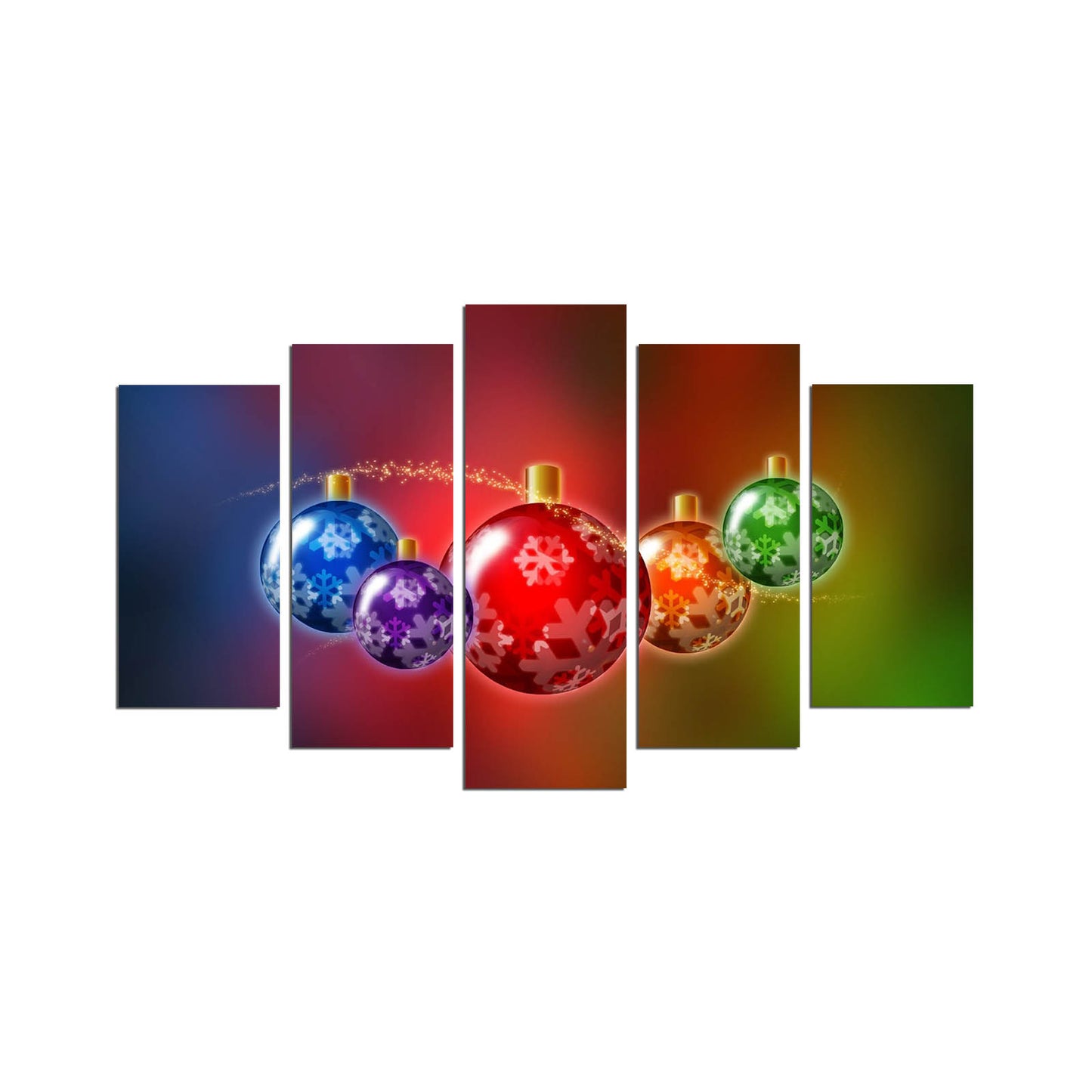 Ukrasna slika MDF -a (5 komada), 5PMDFNOEL-3